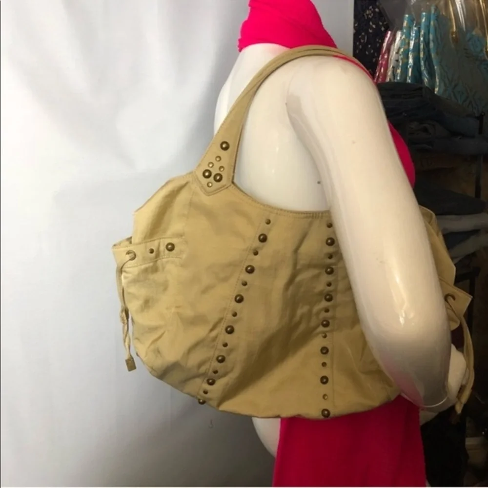 Kenneth Cole Reaction champagne large hobo bag